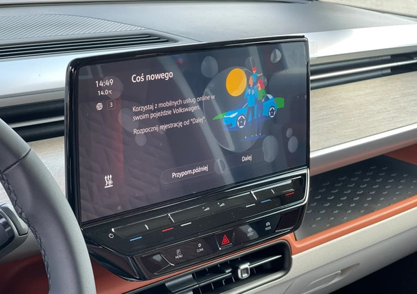 Volkswagen ID.Buzz cena 226627 przebieg: 5, rok produkcji 2023 z Kołobrzeg małe 254
